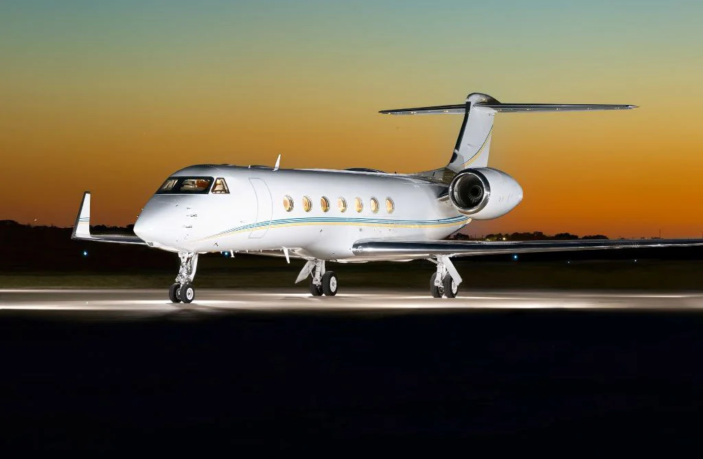 Exterior view of the Gulfstream G550