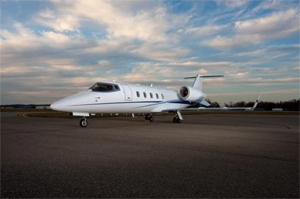 Exterior view of the Learjet 60